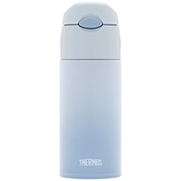 膳魔师(THERMOS)保温杯吸管杯男女不锈钢杯子小清新儿童水杯TCMI-400 夏威夷蓝(朱一龙同款) 400ml