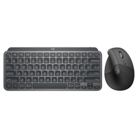  logitech/罗技 人体工学 无线键鼠套装+无线蓝牙键盘  黑色