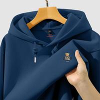 德尔惠 秋季连帽卫衣男女同款宽松大码休闲套头长袖