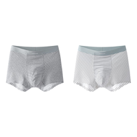 英氏青少年内裤男童莫代尔柔软透气排汗抑菌少男平角内裤