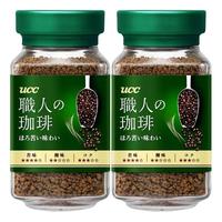 UCC 悠诗诗 日本原装进口 悠诗诗(UCC) 精品职人大师系列 绿标冻干速溶纯黑咖啡粉 90g
