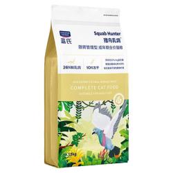 蓝氏 乳鸽猫粮冻干生骨肉夹心天然粮成猫专用肥猫全阶猫粮1.5kg