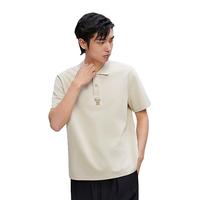 GXG男装翻领polo衫男士上衣025年夏季 浅卡其 170/M