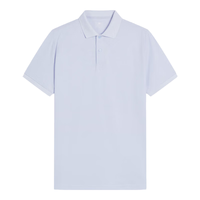 京东京造【超轻凉感】速干polo衫男短袖凉感防晒夏 冰蓝 L 【接触凉感】冰蓝