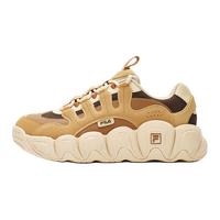 FILA 斐乐可颂鞋面包鞋2025年男鞋厚底休闲老爹鞋 蜂密黄/玻璃棕色-B-HC 40.5