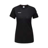 猛犸象(MAMMUT)Tree 女士户外徒步宽松速干柔软天丝羊毛混纺短袖T恤 0001-黑色 XS