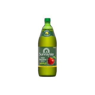  SUNRAYSIA 0色素0防腐剂 苹果汁  含气苹果汁 瓶装