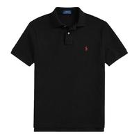 拉夫劳伦 RL13502 修身网眼布 POLO衫 黑色 S