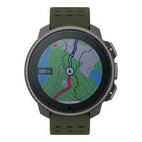 颂拓(SUUNTO)Vertical 专业户外运动手表 登山跑步游泳太阳能钛合金手表 【钛合金】森林绿