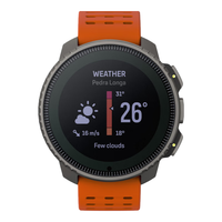 颂拓(SUUNTO)Vertical 专业户外运动手表 登山跑步游泳太阳能钛合金手表 【钛合金】峡谷橙