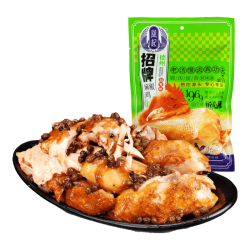 凤起 招牌麻椒鸡500g 真空袋装卤味鸡肉熟食麻辣味扒鸡椒麻鸡烧鸡年货