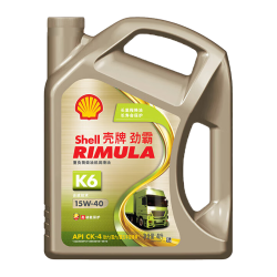 壳牌 劲霸柴油机油 K6 15W-40 CK-4 4L 国六 重负荷柴机油