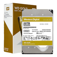 Western Digital西部数据 企业级硬盘 WD Gold 西数金盘 20TB 7200转 512MB SATA CMR (WD202KRYZ)