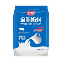 光明 全脂奶粉全家营养奶粉400g/袋