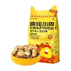疯狂小狗 小耳朵冻干夹心狗粮柯基比熊小型犬幼成犬通用犬粮3kg