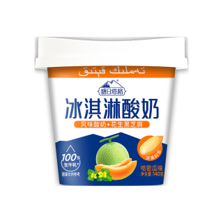 塘日塔格冰淇淋酸奶生牛乳发酵花果酸奶常温酸奶新吃法休闲下午茶140g/杯 140g哈密瓜味12杯 140g6盒哈密瓜味,