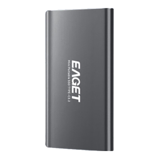 EAGET 忆捷 M1 USB 3.1 移动固态硬盘 Type-C 512GB 银灰色