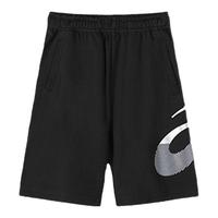 ASICS/亚瑟士儿童夏季男童大logo运动休闲纯棉五分短裤