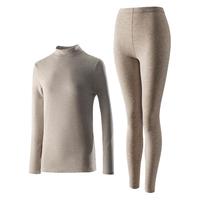 德绒羊绒秋衣秋裤套装女打底中老年爸爸发热保暖内衣棉毛衫冬