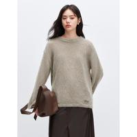 PEACEBIRD 太平鸟 绵羊毛马海毛混纺针织毛衫女