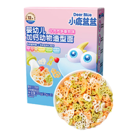 小鹿蓝蓝婴幼儿动物造型面 无盐加锌 牛肉芦笋番茄味 200g