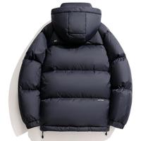 雪中飞 SNOWFLYING【重磅高充绒】2024羽绒服男款短款立领面包服极寒加厚