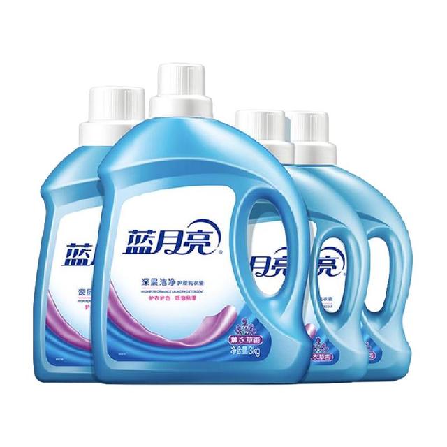 蓝月亮 Bluemoon 洗衣液深层洁净护理薰衣草香7kg套装家用留香