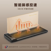 金史密斯可折叠走步机家庭用室内小型免安装平板跑步机运动器材WPZ1F C2走步机蓝色