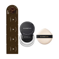 卡姿兰（Carslan） 散粉气垫控油持妆试用包不易脱妆（此商品旅行 介意慎拍） 黑磁散粉1g+黑磁气垫试色包+粉扑