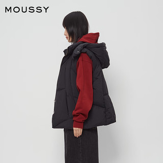 moussy x STUODIOWEAR 连帽羽绒马甲女028HAA30-2561 020黑色 均码 00020/F