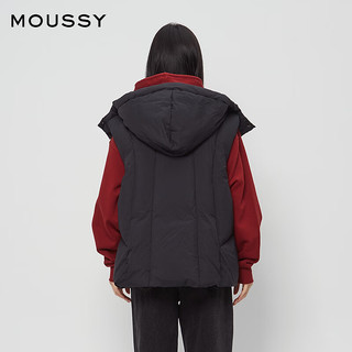 moussy x STUODIOWEAR 连帽羽绒马甲女028HAA30-2561 020黑色 均码 00020/F
