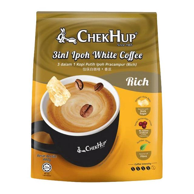 泽合 香浓三合一 怡保香浓白咖啡 480g