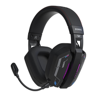 SOMiC/硕美科 零感延迟 游戏耳机 黑色