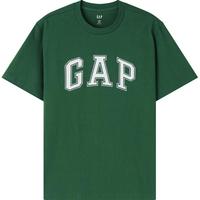Gap男女装2024夏季新款棉质拼接logo圆领短袖T恤宽松上衣460841