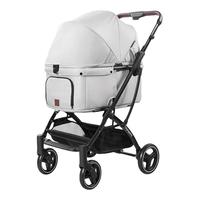 uppapets Aroa轻便折叠宠物推车一体一键收车减震透气猫狗狗外出