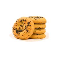 周三的情书 天气：小雨红豆吐司面包营养早餐代餐办公室下午茶休闲食品零食解馋小吃整箱 【传统老式】黑芝麻桃酥500g