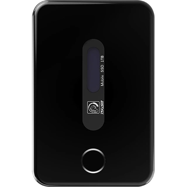  TEKISM/特科芯 TEK2 PRO 指纹加密 移动固态硬盘  亮黑色 256GB
