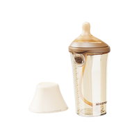 奶爸爸 Nicepapa奶爸爸PPSU翻盖奶瓶240ML奶瓶宽口径宝宝奶瓶3滴M码（3-7个月）