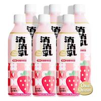 Jelley Brown 界界乐 消消乳 乳酸菌风味饮品 草莓味 500ml*6瓶