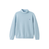 巴拉巴拉童装儿童毛衣男女童套头针织衫2025冬装内搭打底衫潮209425103102 奶白10504-209425103102 165