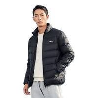 鸿星尔克保暖羽绒服秋冬季无帽羽绒衣外套厚款防风抗寒棉服男