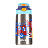 contigo康迪克儿童保温杯吸管杯400ml消防车与狗HBC-GIZ264VP+ l消防车与狗(杯套)