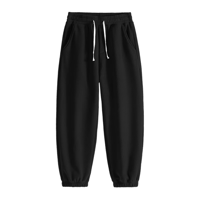 保暖服饰：Baleno 班尼路 300g重磅摇粒绒加厚束腿裤 多色可选 任选2件