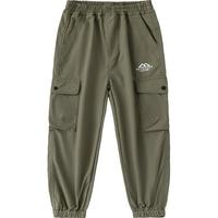 小象汉姆童装男童防水工装裤耐磨春秋长裤儿童休闲裤2025春装