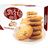 好吃点 巧克力豆味曲奇饼干 208g×1盒