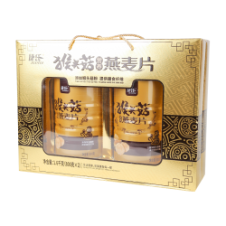 捷氏 营养 燕麦片  猴头菇燕麦片礼盒1600g 1.01-2kg 盒装