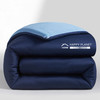 A类大豆被春秋被四季被A类针织棉芯秋冬保暖被子 深睡蓝 1.5*2.0米4斤