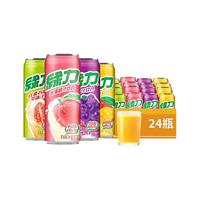 台湾生产绿力果汁饮料饮品4口味组合24瓶家庭整箱装聚会大罐好喝
