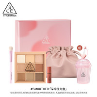 3CE 九宫格眼影盘丝绒唇釉礼盒套组