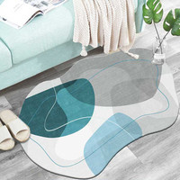 KAYE 异形客厅地毯  床边毯免洗加厚地毯  120x160 cm